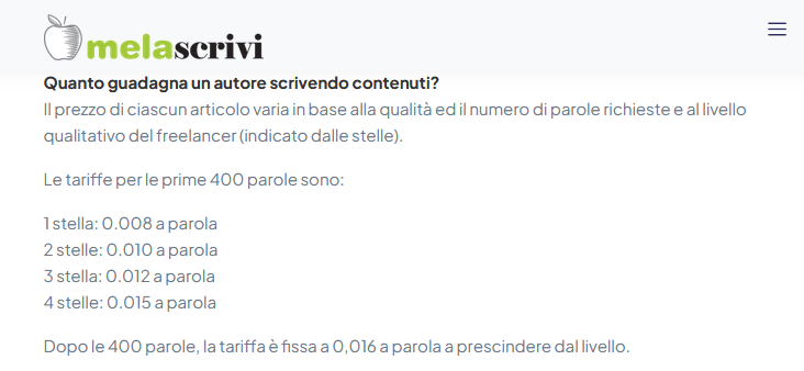 melascrivi piattaforma